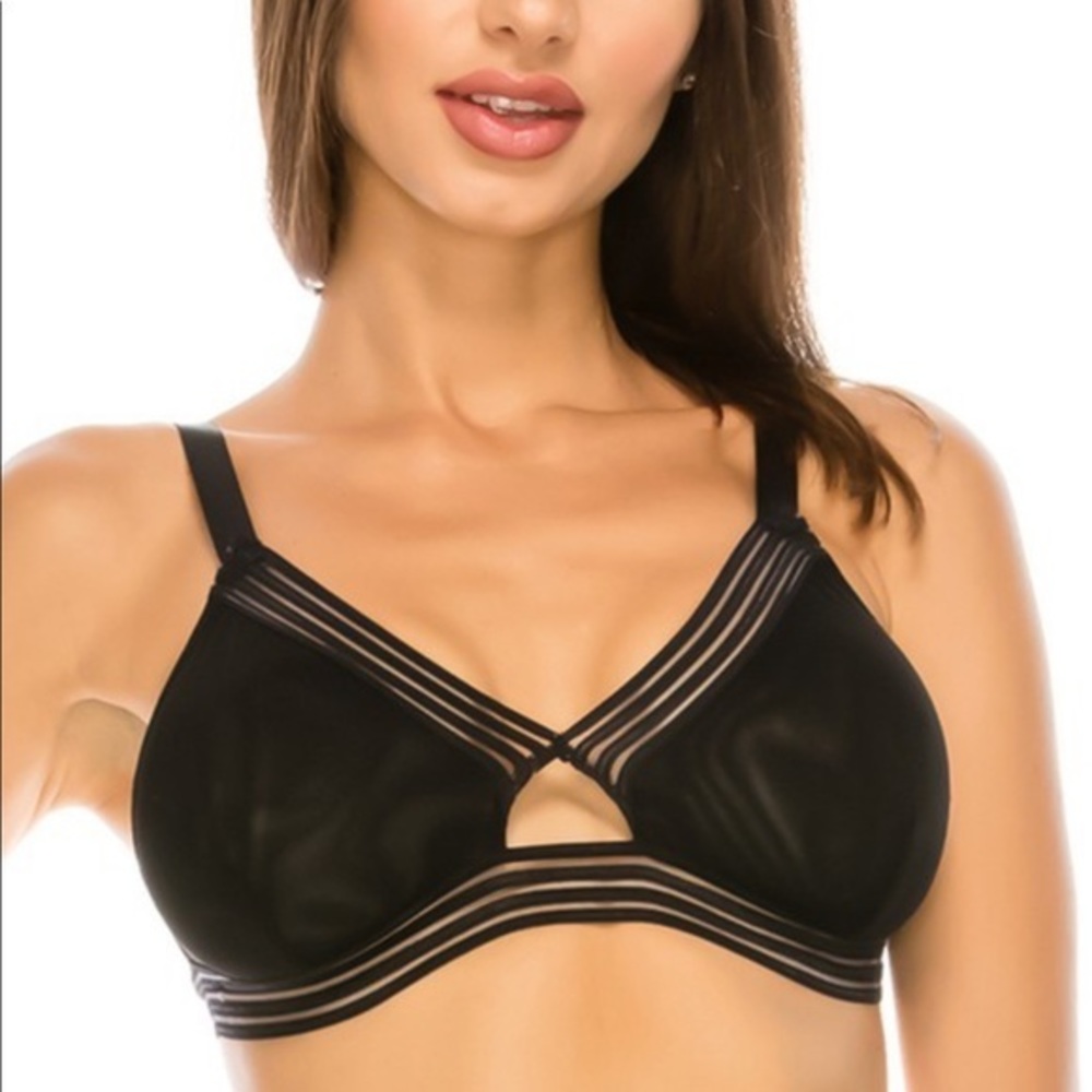 Mesh Triangle Bralette